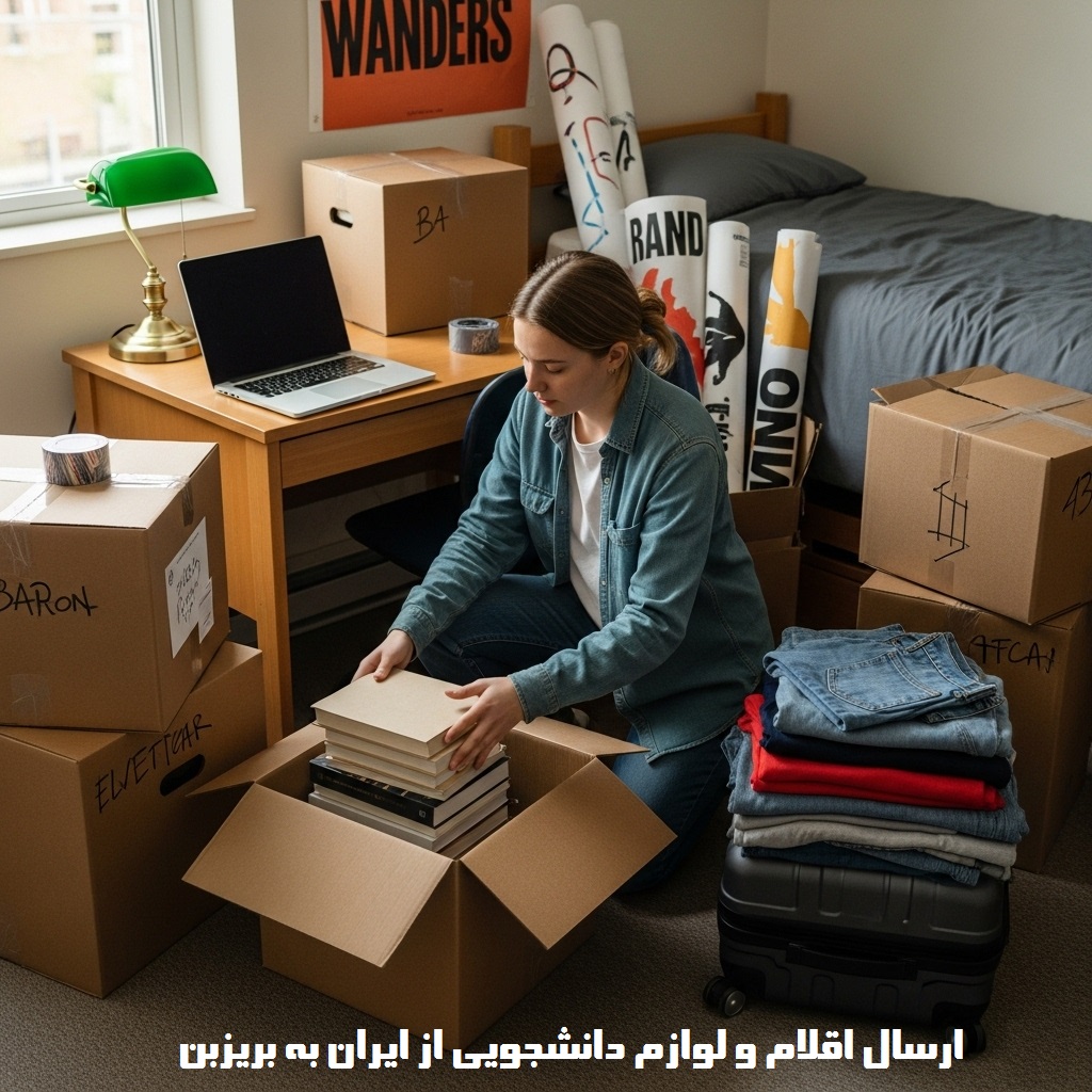 ارسال لوازم دانشجویی  به بریزبن
